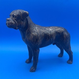 NORTH LIGHT ENGLAND COLD CAST RESIN BRONZE FIGURINE OF A BULLMASTIFF DOG 1986