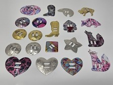 Lot of 20 Assorted Vintage Metal Concho Western Wear Conchos Leather Crafts