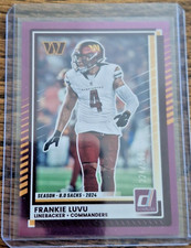 Frankie Luvu 224/500 - 2025 Panini Donruss Season Stat Line Purple Washington