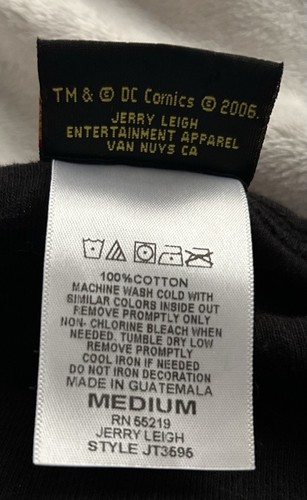 Rare t-shirt vintage Y2K babydoll col rond Superman Supergirl super-héros manches casquette M - Photo 6/6