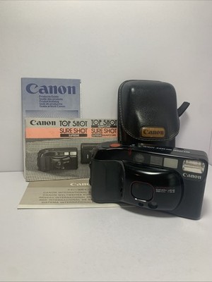 Canon Top Shot Sure Shot Supreme, Case And Instructions, 35 mm, Battery Tested