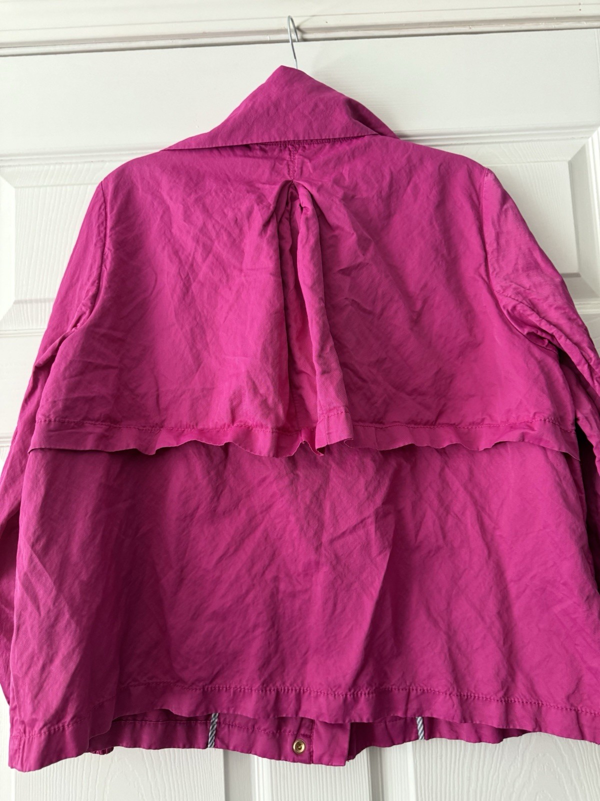 Talbots Pink Basic Jacket Gold-Tone Hardware Zip … - image 3