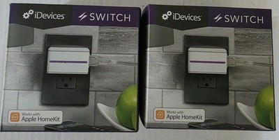 Lot of 2 iDevices Smart Plug Switch Works With Apple HomeKit WiFi #IDEV0001 -NEW