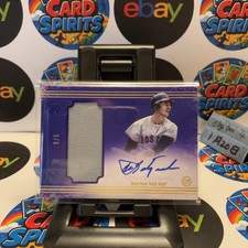 2017 Topps Definitive Collection Carl Yastrzemski 5/5 Jersey Purple Parallel