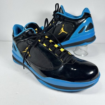 Jordan CP3.V 5 Chris Paul Black Orion Blue Yellow 467821-015 Men's Size 13
