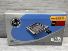 Palm Pilot M515 PDA with Charging Station Power Cords Stylus NEW Sealed in Box