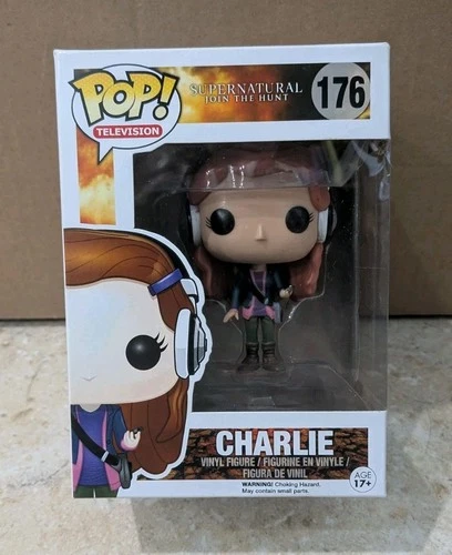 Funko Pop! Supernatural - Charlie Bradbury #176 - New - Sticker Residue