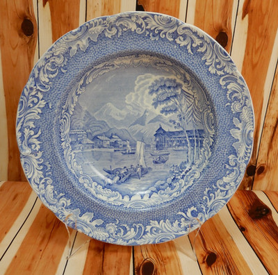 Antique Copeland & Garrett Late Spode Interlachen 10-1/8'' Soup Bowl c1833-1847~~