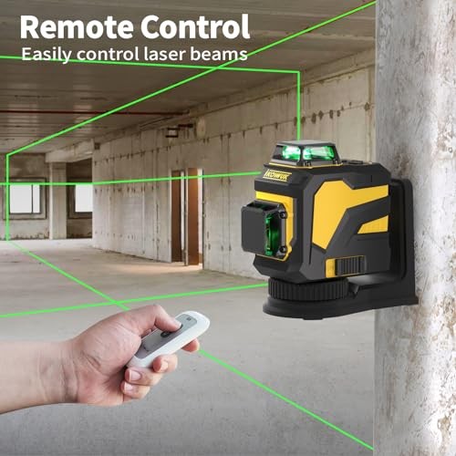  Laser Level Cross Line Laser for Construction and Picture Hanging, 12 3x360°