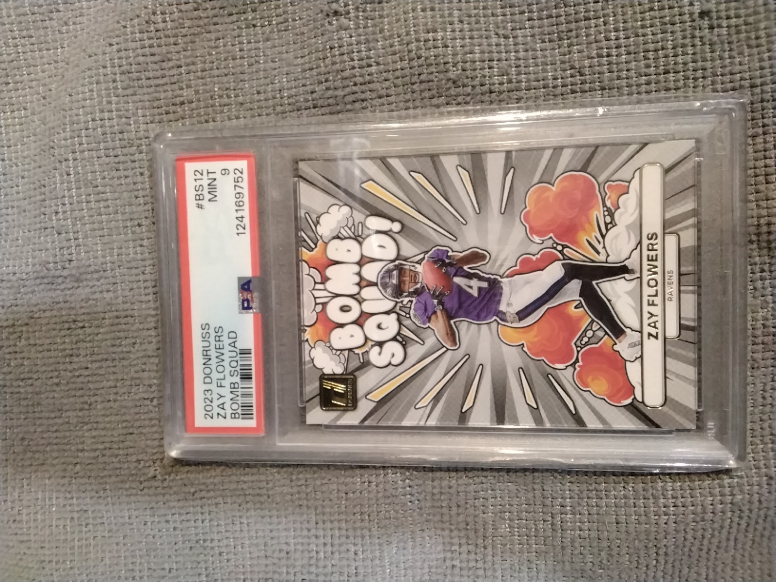 Zay Flowers Panini Donruss Bomb Squad #BS12 Base