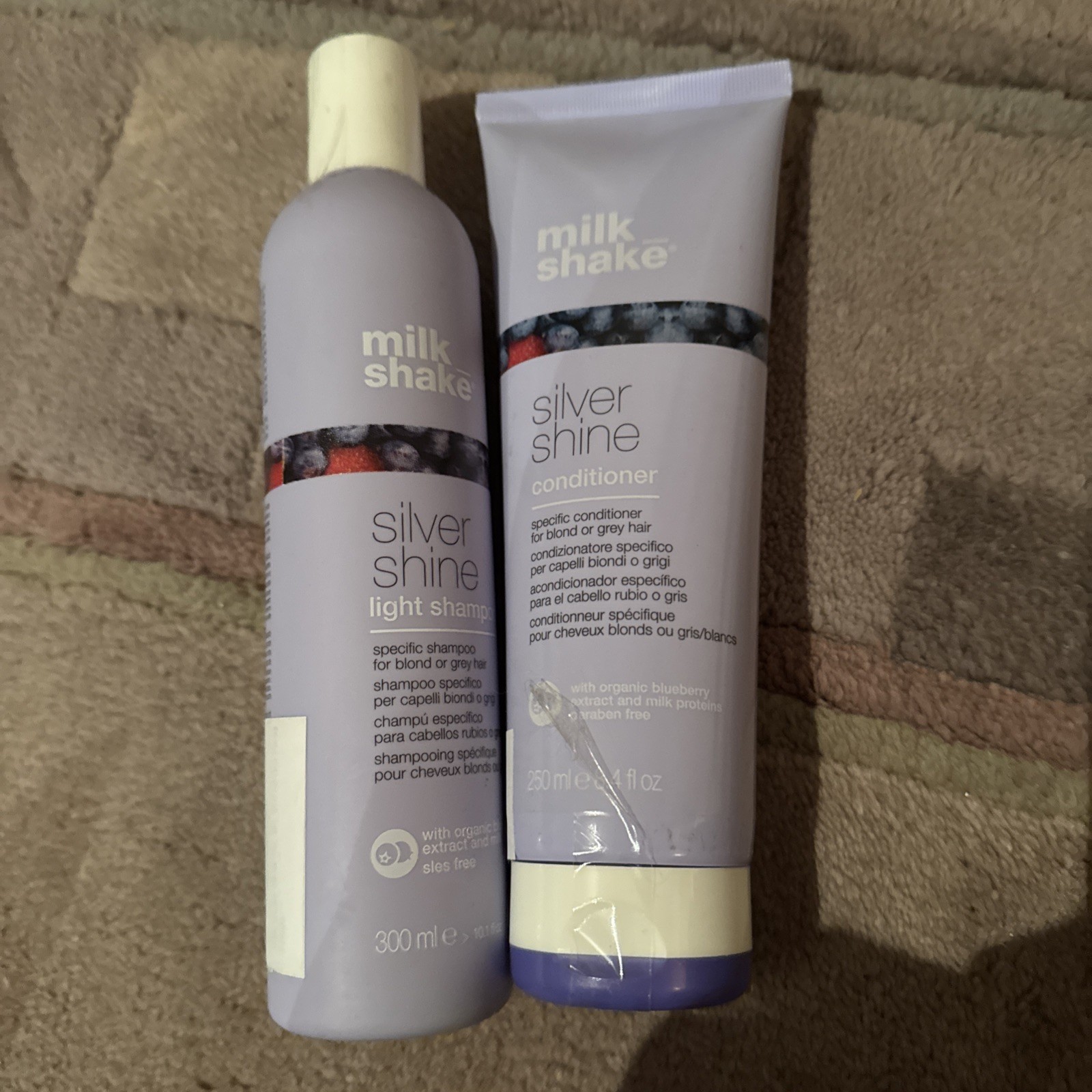 MILK_SHAKE Silver Shine Shampoo 300ml & Conditioner 250ml