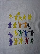 Vintage Cowboys and Indians Lot 1.75" Tall 45mm 21 Figures