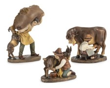 3er Set Figuren Krippenfiguren Handwerker 14,7 cm aus Resin