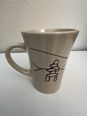 Oscardo Porcelain Coffee Tea Mug Rock Cairns Stacked Rock Tower