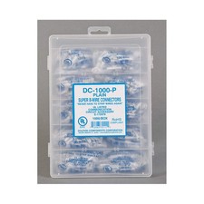 DOLPHIN COMPONENTS CORP  InsulDsplConn,White,Run Tap,PVC,PK1000 4KED2