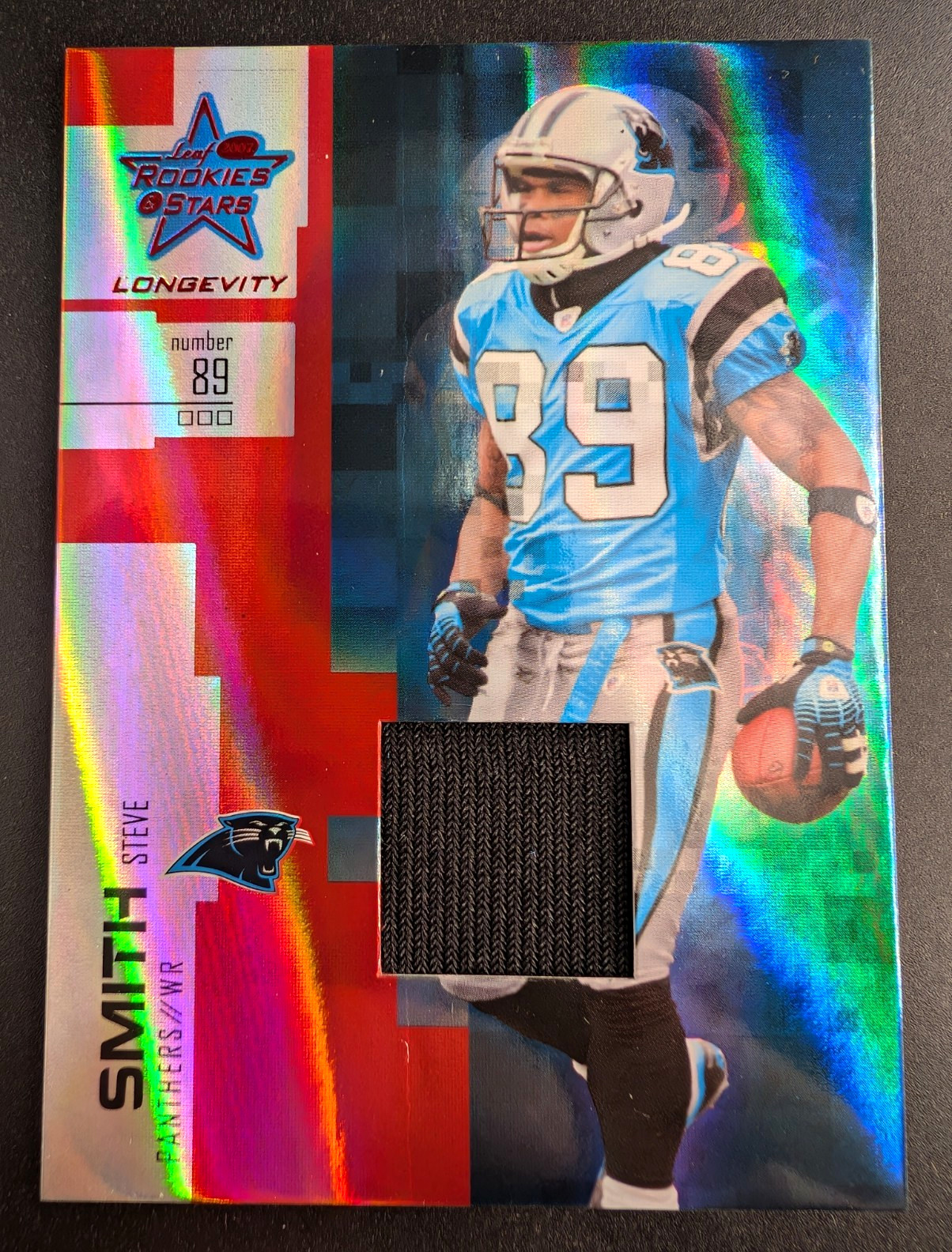 Donruss Playoff 2007 Rookies & Stars Longevity Steve Smith Jersey #89