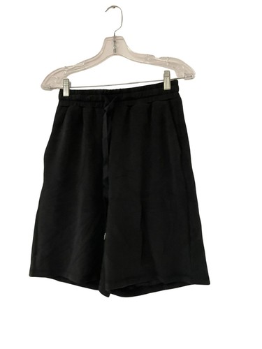 Oysho Sport Womens Shorts Small Black athletic High Rise 1245/666 NWT
