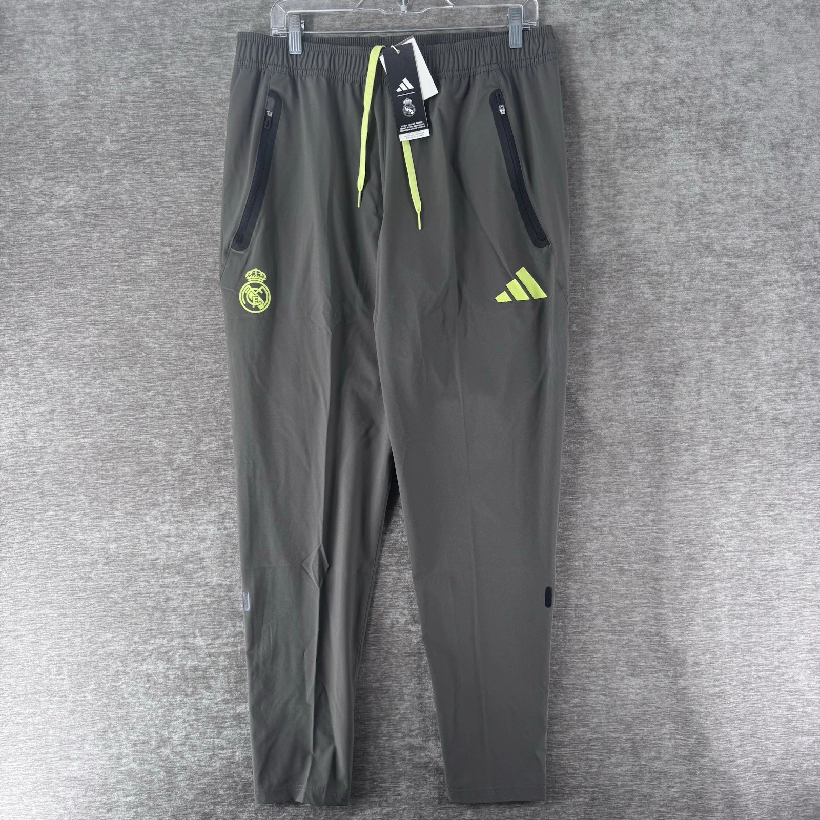 Adidas Real Madrid Tiro 25 Competition Vis Tech Travel Pants Men’s Large JV5321
