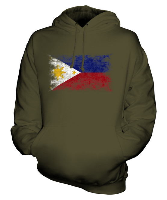 SUDADERA CON CAPUCHA UNISEX BANDERA DE FILIPINAS FILIPINAS FILIPINAS FILIPINAS