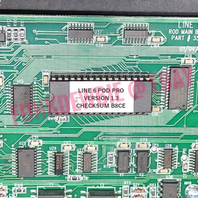 Line 6 POD Pro OS version 1.3 EPROM Upgrade KIT / Final Firmware - New ROM Chip