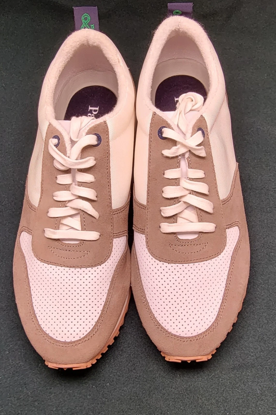 Paisley & Gray Newham Sneakers White Peltro Mens Size 9 Stylish Casual Shoes