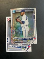 Simeon Woods Richardson 2021 Bowman Chrome Mojo Refractor BCP-95 w/Base Card 