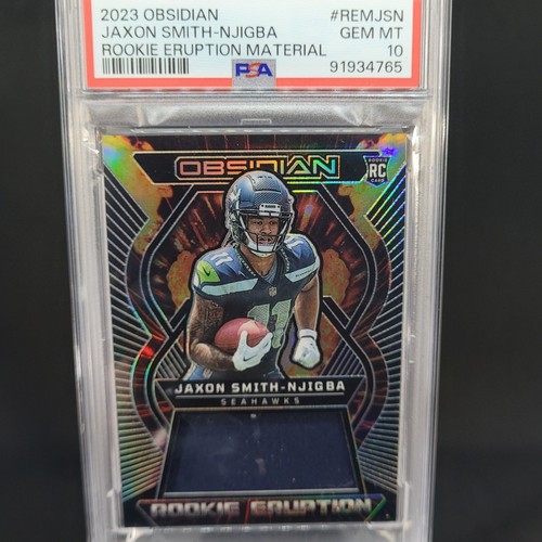 2023 Obsidian - Rookie Eruption Jaxon Smith-Njigba /199 RC - PSA 10 - POP 1