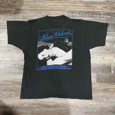 90s Style Blue Velvet Movie David Lynch tShirt Black Unisex 90s Style Blue Velvet Movie David Lynch tShirt Black Unisex