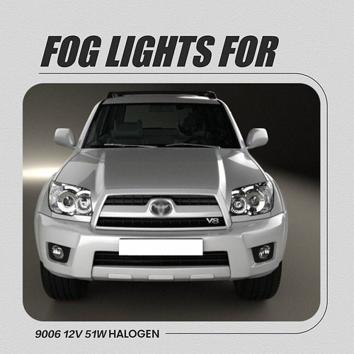 Halogen Fog Light Bumper Frame Cover Daytime Running Light For Toyota 4Runner - Picture 9 of 9