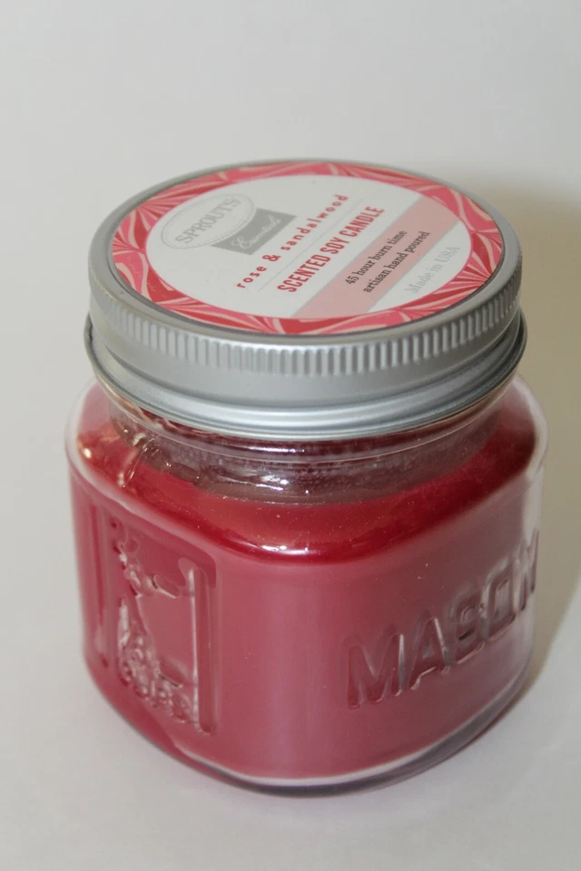 Essentials Scented Soy Candle 8 oz. Mason Jar () - Изображение 3 из 3
