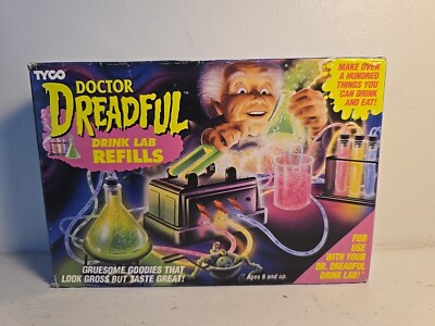 Original Vintage 1994 TYCO Doctor Dreadful Drink Lab Refills for