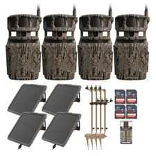 Stealth Cam Revolver 40MP Pro 360 Degree Cellular Trail Camera 4 Pack Bundle