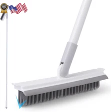 Grout Brush with Long Handle Cleaner Floor Shower Scrubber Baseboard Bathroom US