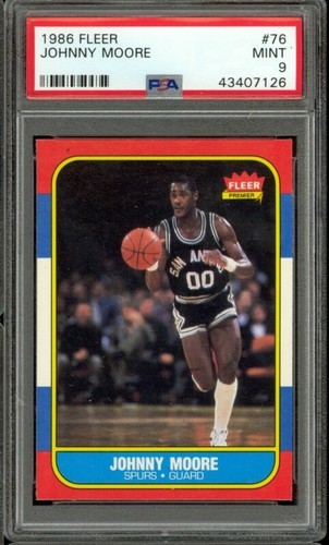 1986-87 Fleer #76 Johnny Moore San Antonio Spurs SCD 9 | eBay 1986-87 Fleer #76 Johnny Moore San Antonio Spurs SCD 9 | eBay