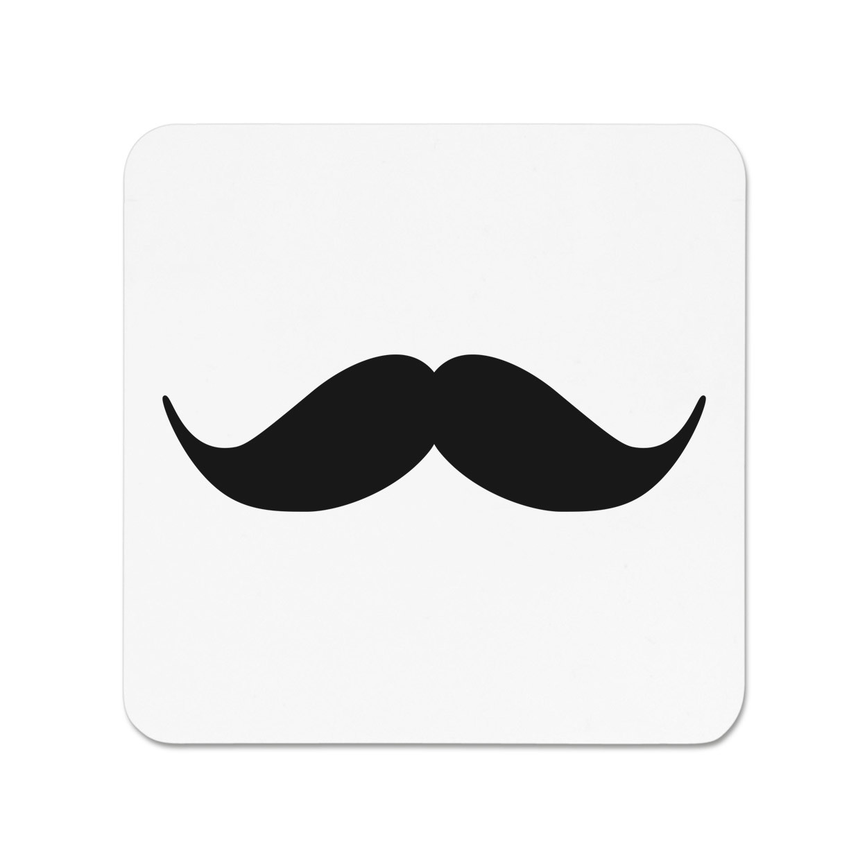 Handlebar Moustache Fridge Magnet - Mens Hipster Beard Funny
