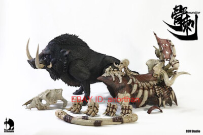 D20 Studio Battle Boar Bonestabber Black 1/12 Scale Action Figure Toys In Stock