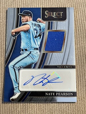 2022 Select Signature Materials Nate Pearson 018/199 Toronto Blue Jays #SM-NP