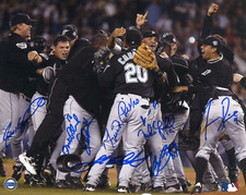 2003 Marlins World Series Champions Autographed 8x10 Photo