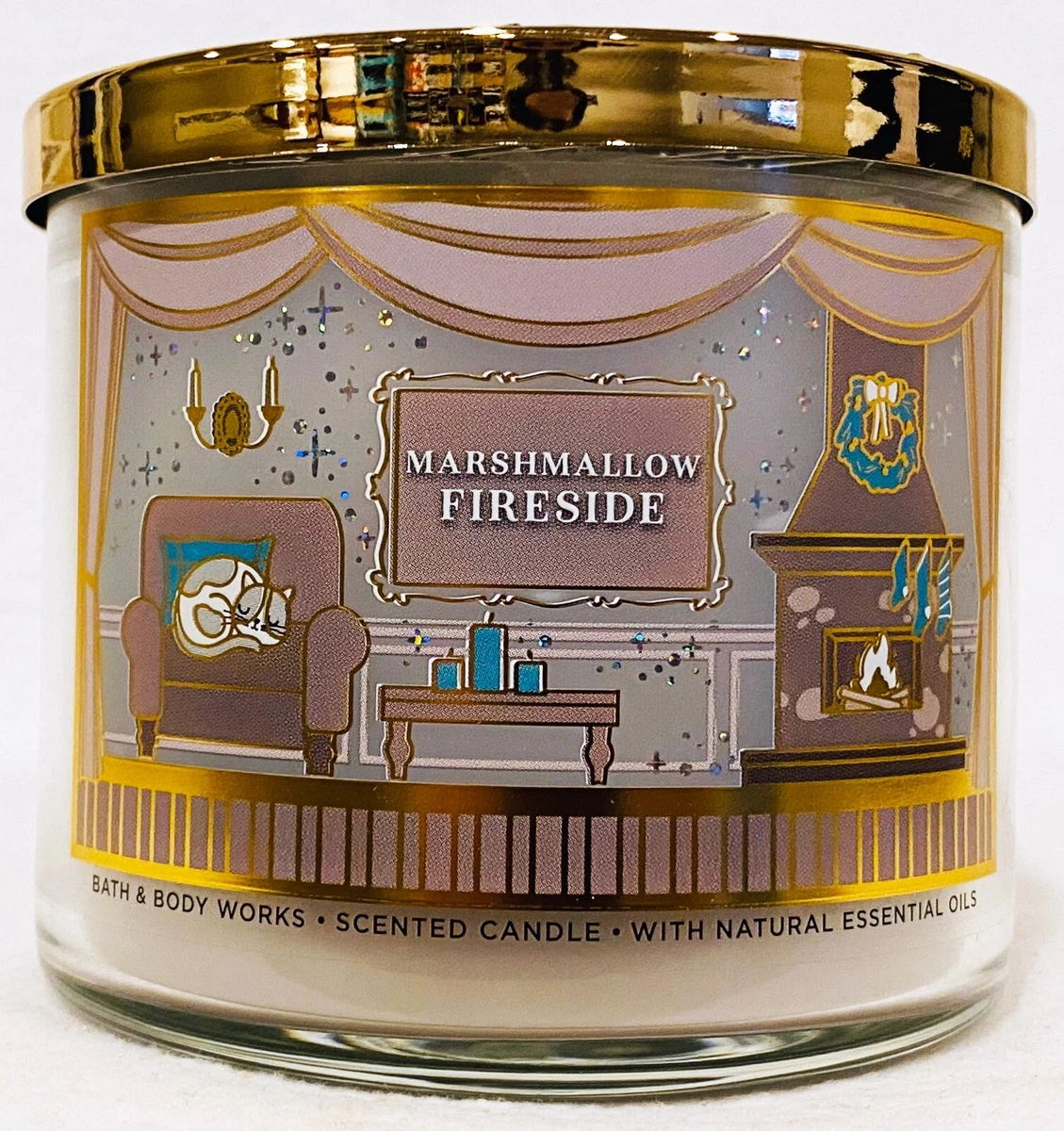 Marshmallow clearance fireside candle