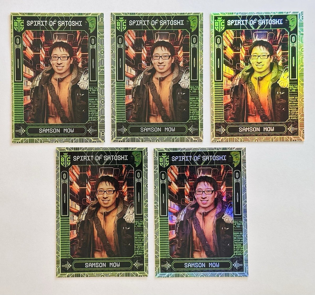 5) SAMSON MOW #09 2024 BTBTC Bitcoin Trading Cards SOS Holo #/256 | eBay
