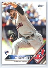 2016 Topps Update Shawn Morimando #US85 RC Rookie   Cleveland Indians