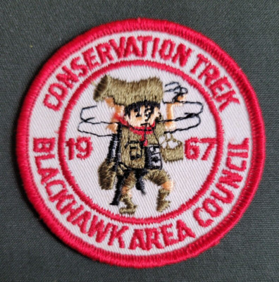 Conservation Trek Blackhawk Area Council 1967 Patch