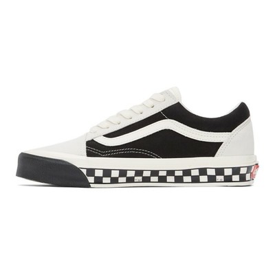 Vans UA OG Old Skool LX Bumper Cars Leather Trimmed Sneakers Size UK 6 EU  39 | eBay
