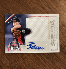 Kristofer Armstrong 2015 USA Baseball Silhouettes Jersey Auto #57 Gators /49