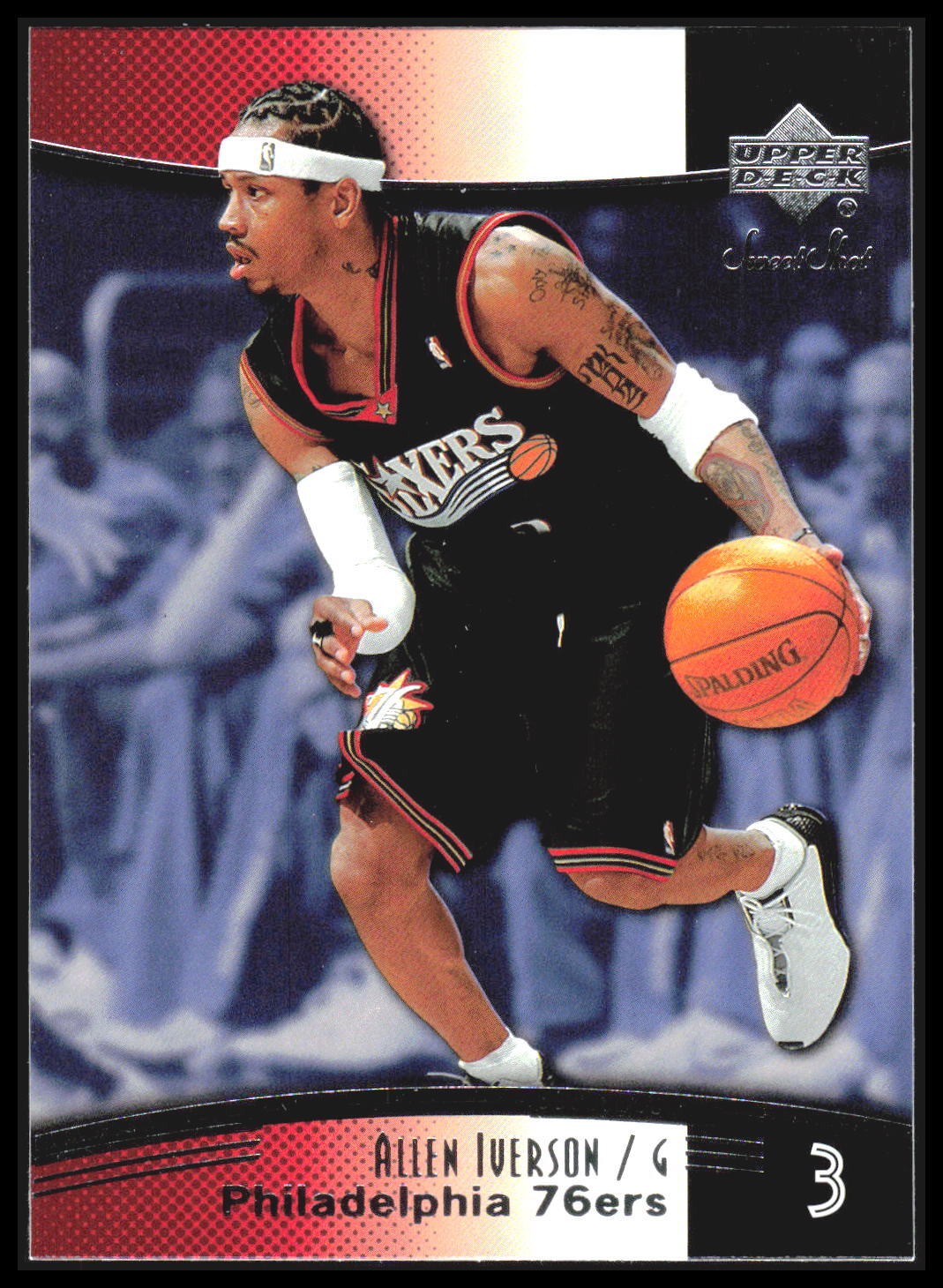 2004-05 Upper Deck Sweet Shot Allen Iverson # 65 Philadelphia 76ers 1PP