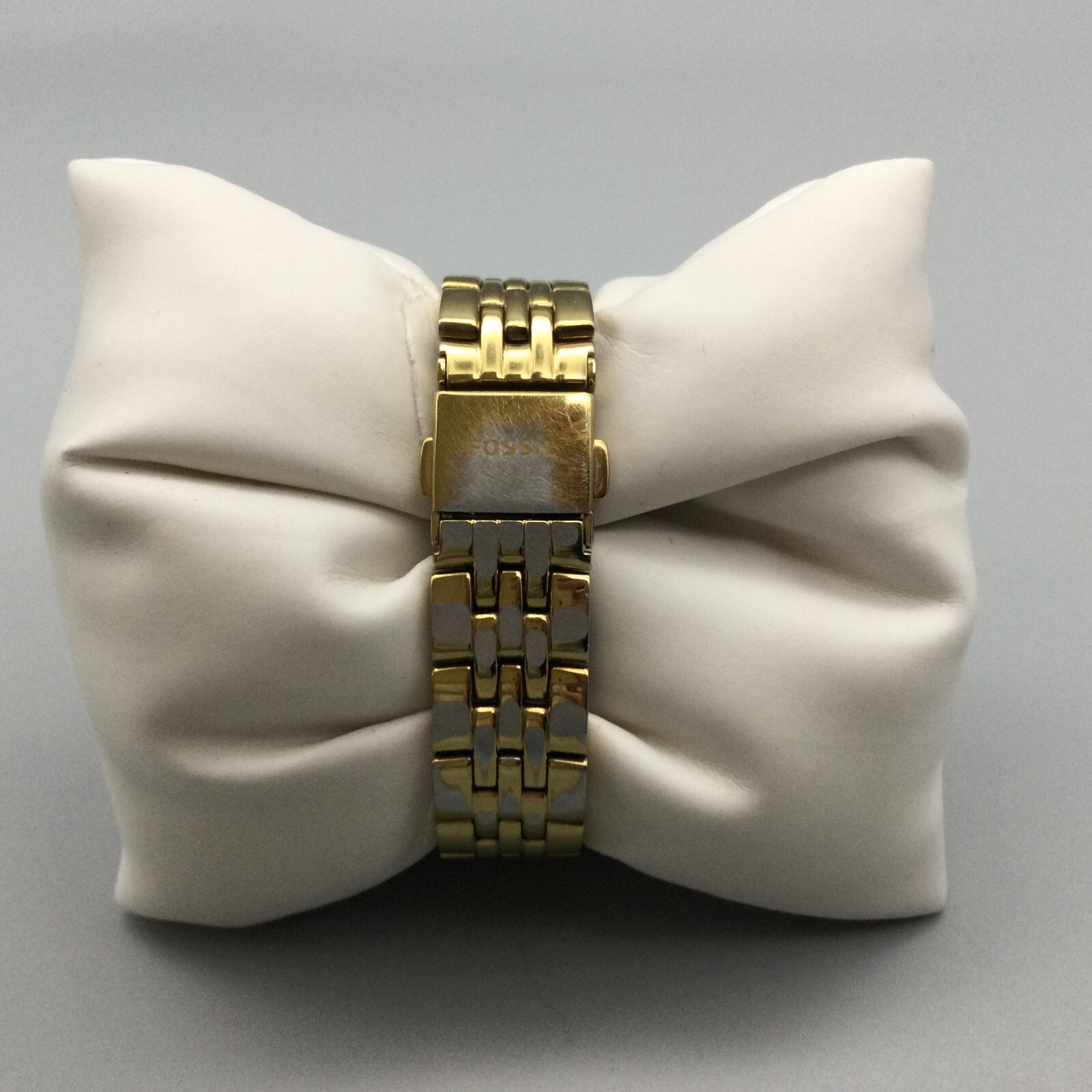 Fossil Jacqueline Watch Women Gold Tone Date Round ES3434 New Battery 5