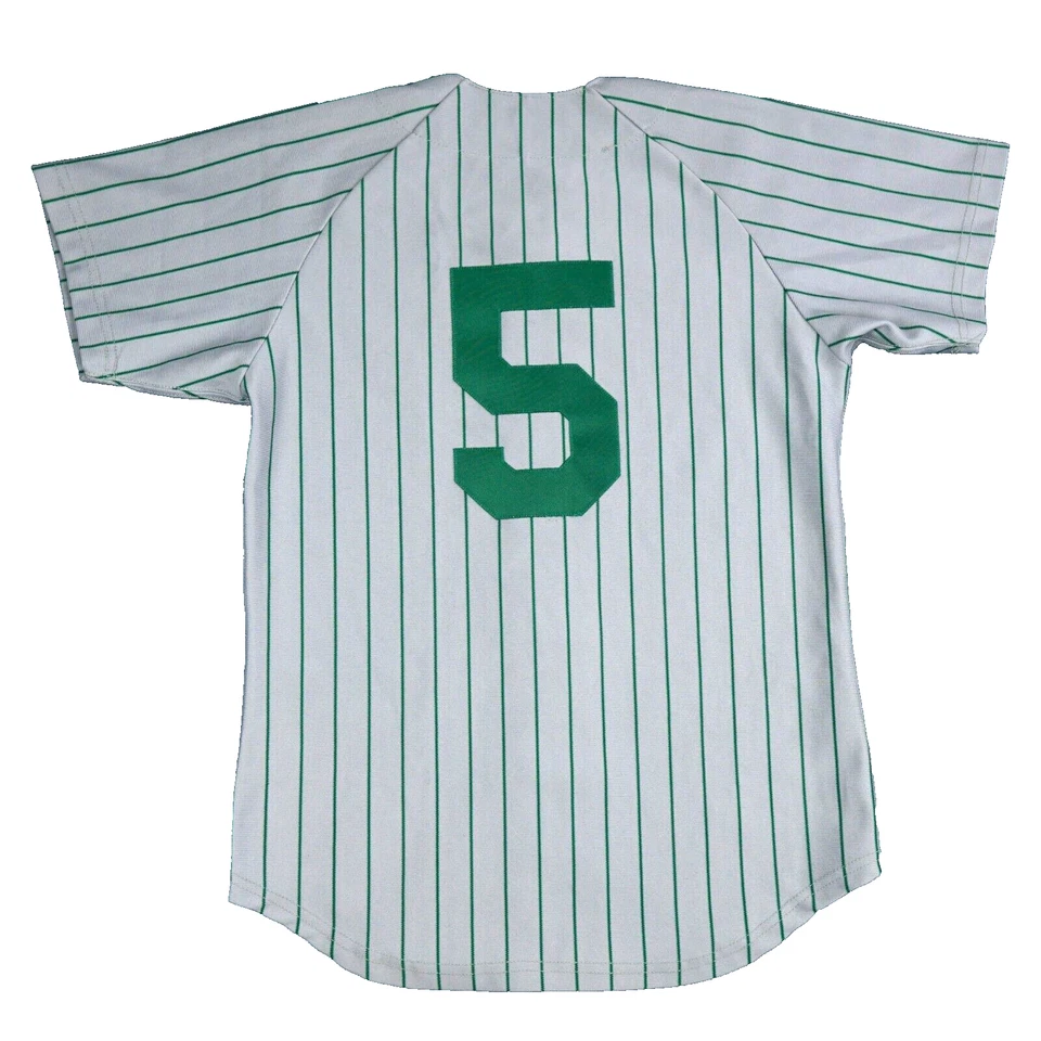 Camiseta de béisbol vintage para hombre pequeña 34 Wilson a rayas años 80 secundaria deportes 🔥 Foto 2 de 4