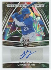 2022 Panini Elite Extra Edition Hidden Gems Auto Junior Marin Auto Kansas City