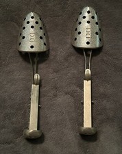 VINTAGE EKCO SHOE STRETCHERS - SILVER - SET OF 2