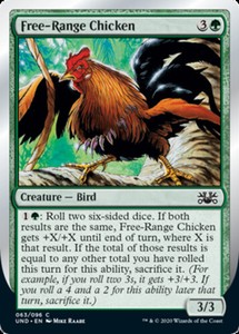 Free-Range Chicken x4 - Unsanctioned - NM-Mint, English - Unsanctioned